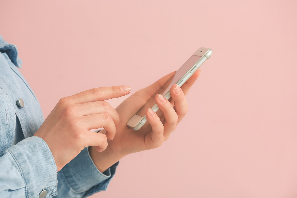 Woman Using Mobile Phone